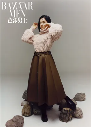 张婧仪初冬温暖优雅写真图片