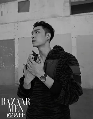 张艺兴黑色光影视觉系写真图片_7
