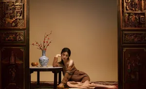 关芯中国风复古性感写真图片_5