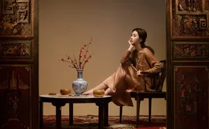关芯中国风复古性感写真图片_7