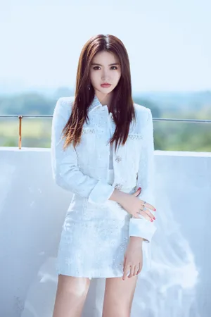 金子涵性感半裙甜美写真图片_5