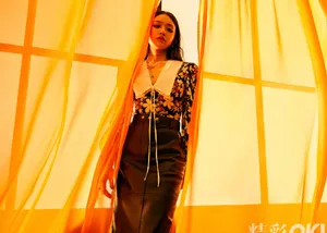 林允复古半裙光阴大片写真图片