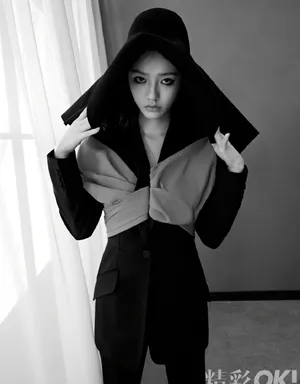 林允复古半裙光阴大片写真图片_9