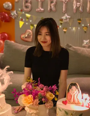 汪峰章子怡为小苹果温馨庆生美照图片_2