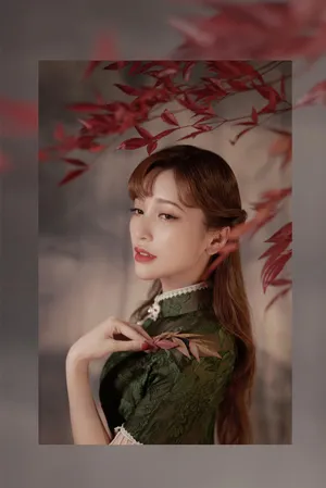 金莎旗袍造型古典优雅写真图片_7