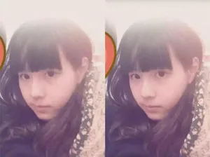 陈都灵双马尾清纯甜美童年旧照图片
