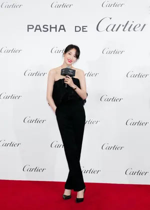 宋茜抹胸裤装酷美品牌活动图片_7