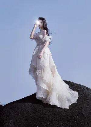 林允人鱼眼泪鳞片群唯美写真图片_4