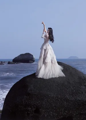 林允人鱼眼泪鳞片群唯美写真图片_7