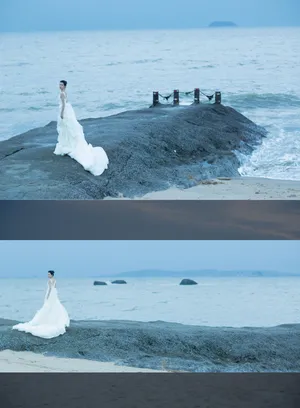 陈都灵贝壳裙仙气优雅写真图片_4
