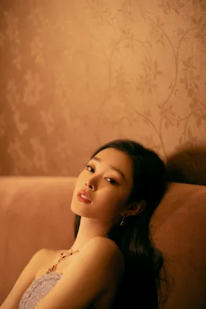 宋轶淡紫色长裙优雅写真图片_6