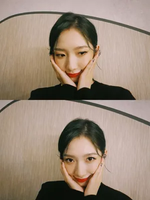 孟美岐绿发红唇俏皮可爱美照图片_3