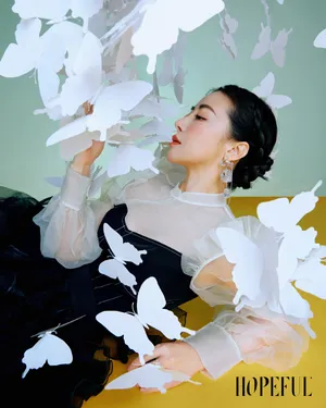 陈紫函蝴蝶大片写真图片_1