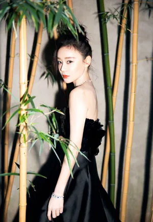 袁姗姗地形礼服优雅性感写真图片_1