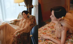 刘敏涛薄纱长裙妩媚性感写真_4