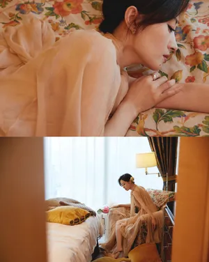 刘敏涛薄纱长裙妩媚性感写真_8