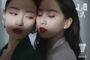 刘诗诗倪妮合体时尚江湖无惧大片写真图片_3