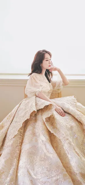 杨紫性感妩媚长裙写真图片_3