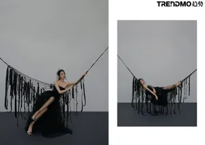 宣璐黑白双面摩登大片写真图片_2