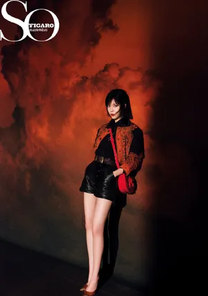 宋妍霏摩登短发造型写真图片_3