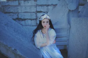 张雅钦清新仙气纱裙写真图片_3
