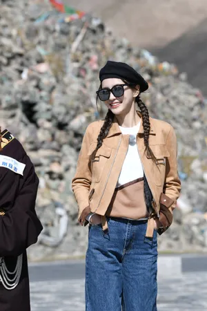 angelababy《奔跑吧》时尚剧照图片_3