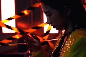 孟美岐鳞片西装酷飒超A写真图片_2