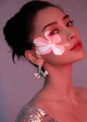 性感美女杨颖angelababy吊带裙写真_6