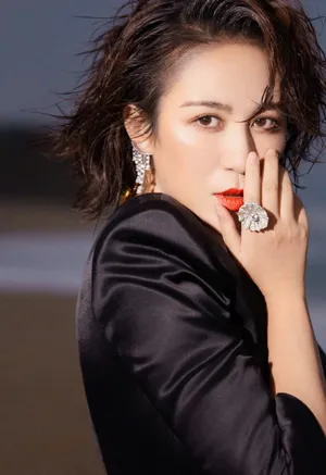 马丽性感靓丽黑裙写真图片_8