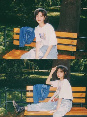庄达菲冬日暖阳公园写真图片_4
