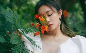 刘芸深V白雪公主长裙魅力性感写真_8