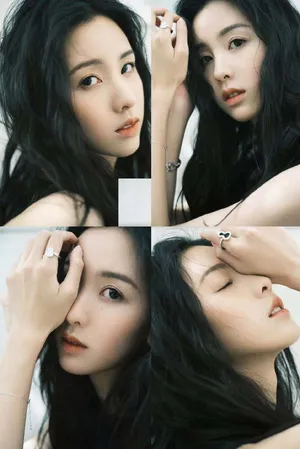 陈都灵黑色长裙优雅写真图片_17