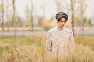 陈宥维芦苇荡温暖治愈大片写真图片
