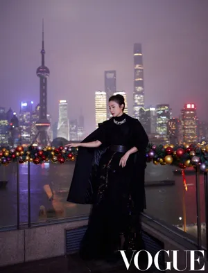 李冰冰刺绣纱裙温婉优雅写真图片_2