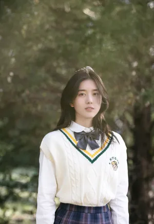 李凯馨学院风清纯制服写真图片_3