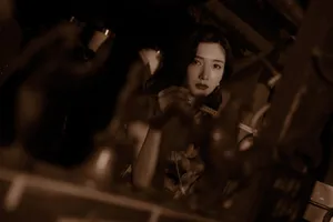 江疏影夜上海旗袍大片写真图片