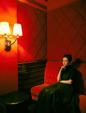 李冰冰性感典雅黑裙写真图片_3