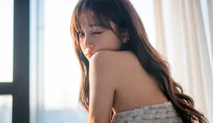 妖艳美女明星吴宣仪吊带裙写真图片_4