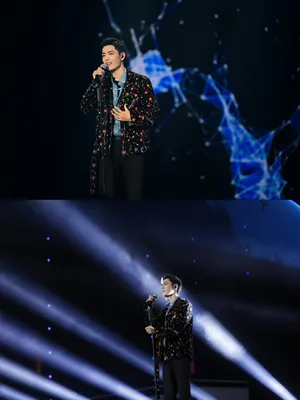 X玖少年团肖战DAYTOY帅气演唱写真_3