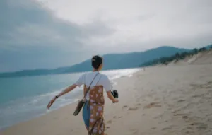 刘雯碎花长裙时尚文艺美照图片