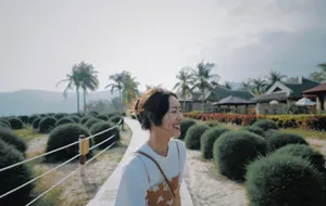 刘雯碎花长裙时尚文艺美照图片_6