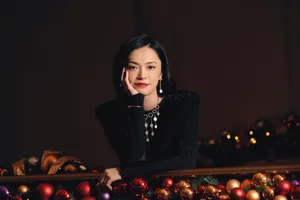 姚晨黑裙性感靓丽写真图片_2