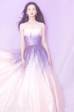陈都灵紫色礼服唯美性感写真图片_10