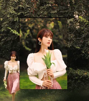 性感美女周麟嘉妩媚迷人写真_2