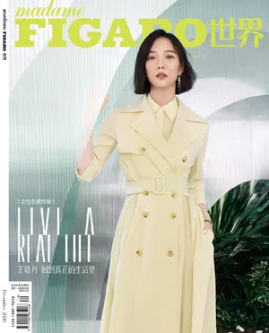 王珞丹恬静优雅时尚杂志写真图片