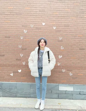 徐梦洁清新元气少女街拍图片_6