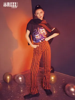 傅菁派对风时尚写真图片_5