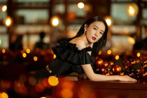 童瑶黑天鹅优雅性感写真图片_4