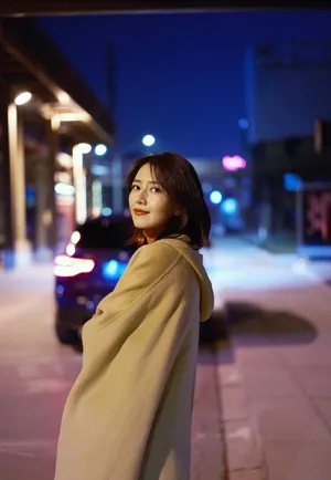 高圆圆橘红色毛衣精致优雅写真图片_8