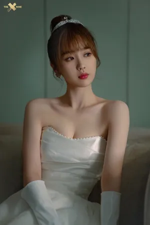 性感美女明星虞书欣婚纱妩媚写真_4